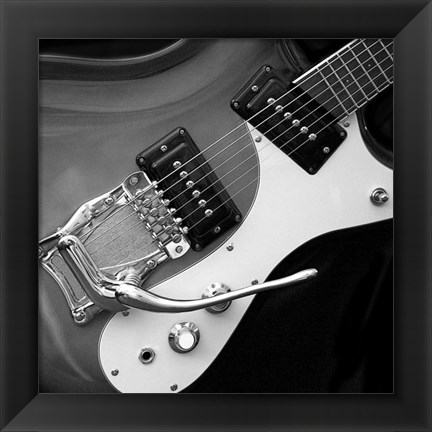 Framed Classic Guitar Detail V Print