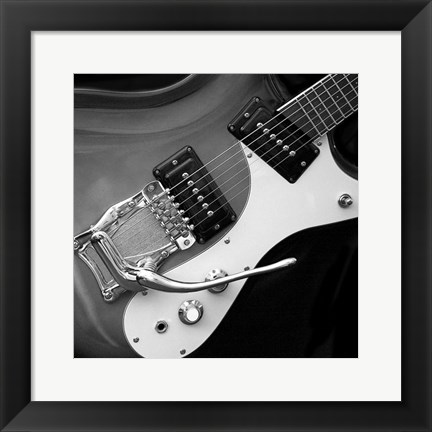 Framed Classic Guitar Detail V Print