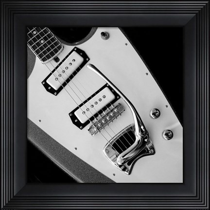 Framed Classic Guitar Detail VI Print