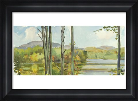 Framed Lake Study (left) Print