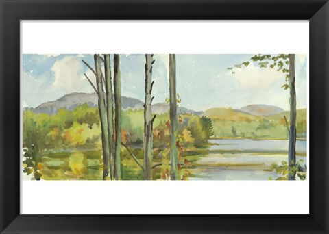 Framed Lake Study (left) Print