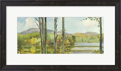 Framed Lake Study (left) Print