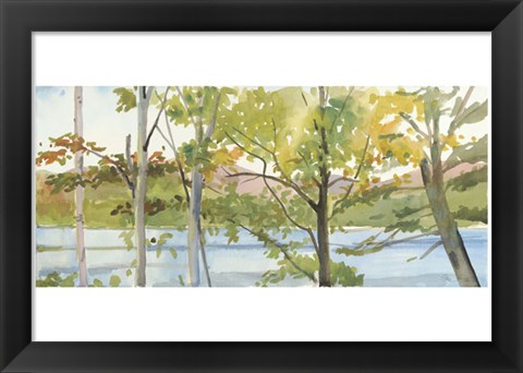 Framed Lake Study (right) Print