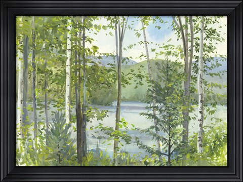 Framed Summer Lake IV Print