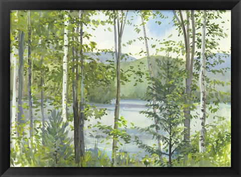 Framed Summer Lake IV Print