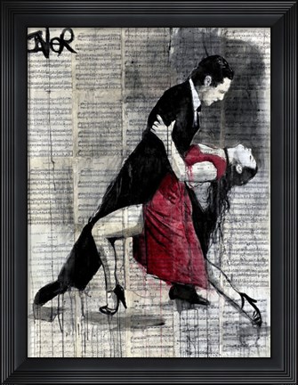 Framed Midnight Tango Print