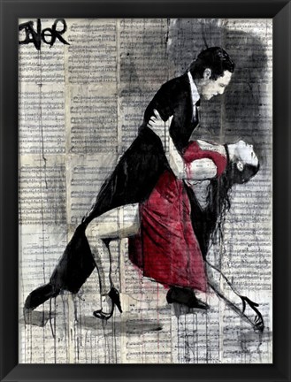 Framed Midnight Tango Print