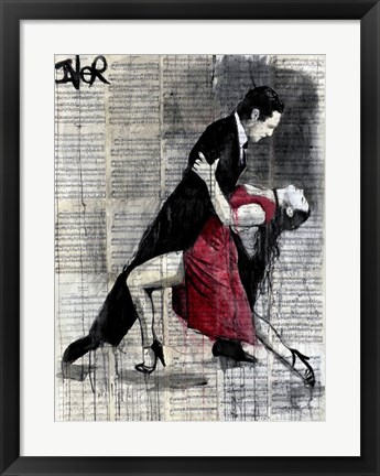 Framed Midnight Tango Print