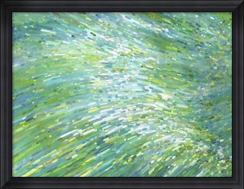 Framed Turquoise Beach Print