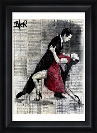 Framed Midnight Tango Print