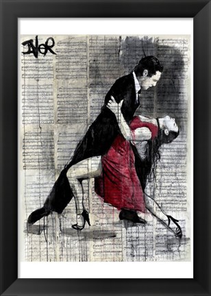 Framed Midnight Tango Print