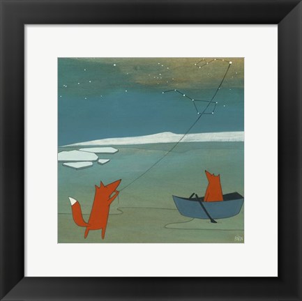 Framed Bring You the North Star Print