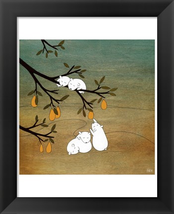 Framed Sugar Plum Tree Print