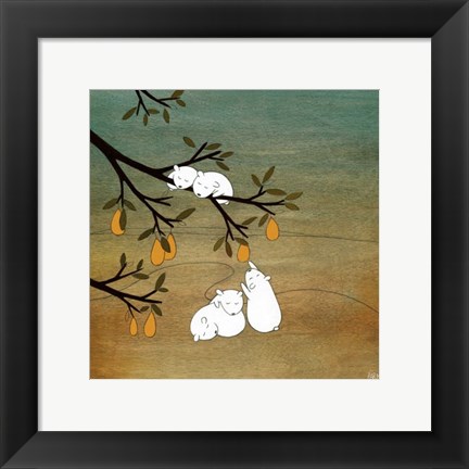 Framed Sugar Plum Tree Print