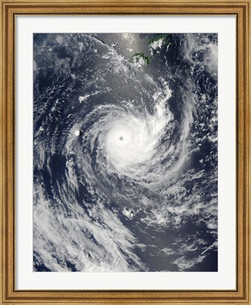Framed Tropical Cyclone Wilma Print