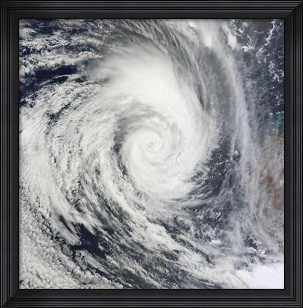 Framed Tropical Cyclone Dianne Print