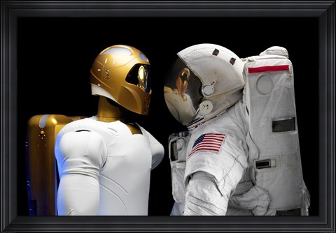 Framed Robonaut 2, a Dexterous, Humanoid Astronaut Helper Print