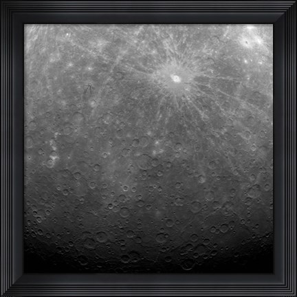Framed Surface of Mercury Print