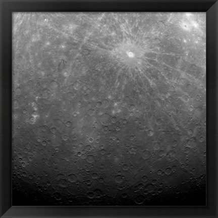 Framed Surface of Mercury Print