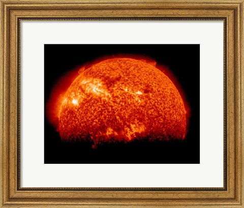 Framed Spring Eclipse as viewed from the Solar Dynamics Observatory Print