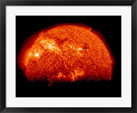 Framed Spring Eclipse as viewed from the Solar Dynamics Observatory Print