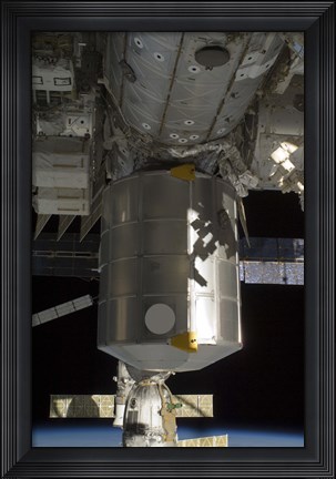 Framed Permanent Multipurpose Module attached to the International Space Station Print