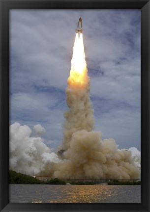 Framed Space Shuttle Atlantis from the Kennedy Space Center, Florida Print