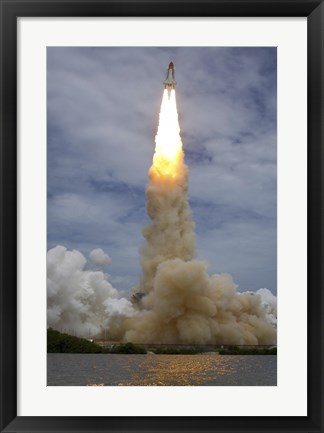 Framed Space Shuttle Atlantis from the Kennedy Space Center, Florida Print