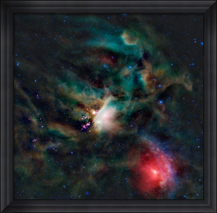 Framed Rho Ophiuchi Cloud Complex Print