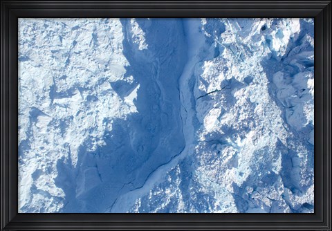 Framed Calving front of the Jakobshavn Glacier Print
