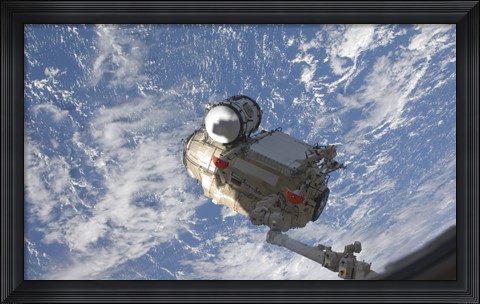Framed Mini Research Module 1 Segment of the International Space Station Print