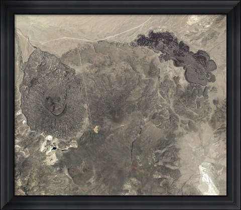 Framed Aurora-Bodie volcanic field in Nevada Print
