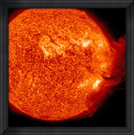 Framed M-2 solar Flare with Coronal Mass Ejection Print