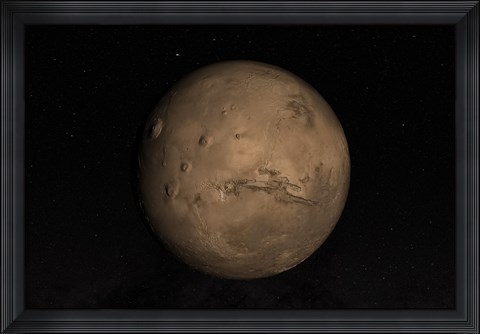 Framed Planet Mars Print