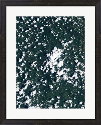 Framed Satellite view of the Thailand Print