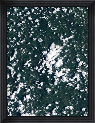 Framed Satellite view of the Thailand Print