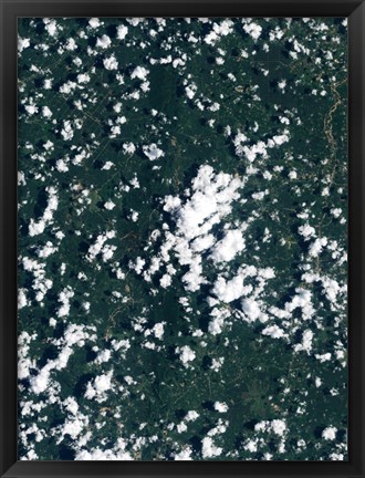 Framed Satellite view of the Thailand Print