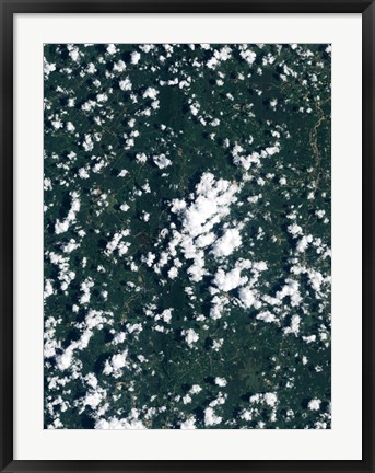 Framed Satellite view of the Thailand Print