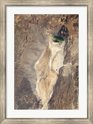 Framed Natural-Color Image of the North End of the Suguta Valley in Kenya Print