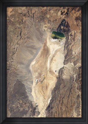 Framed Natural-Color Image of the North End of the Suguta Valley in Kenya Print