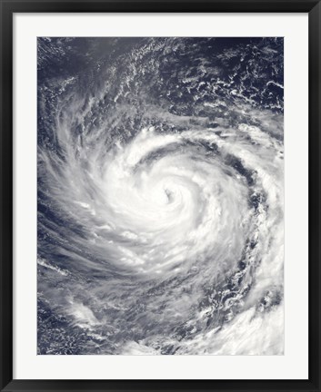 Framed Typhoon Ma-on over the Northern Mariana Islands Print