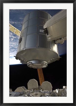 Framed Permanent Multipurpose Module in the Grasp of Canadarm2 Print