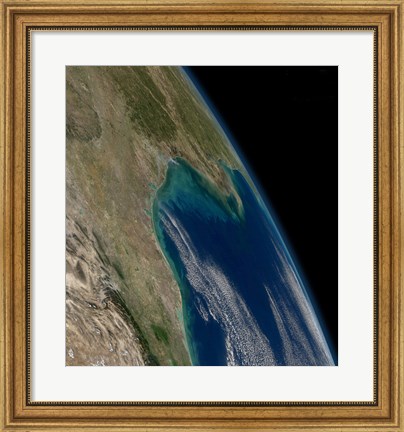 Framed View of the Northern Gulf of Mexico Print