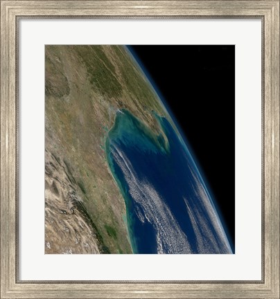 Framed View of the Northern Gulf of Mexico Print