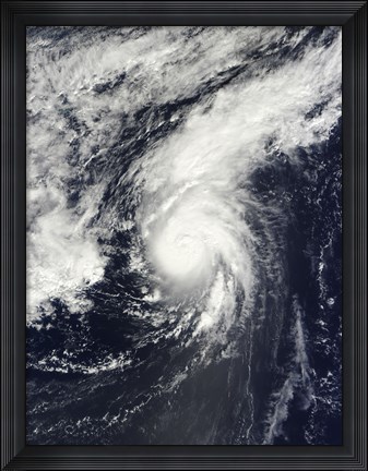 Framed Hurricane Philippe Print