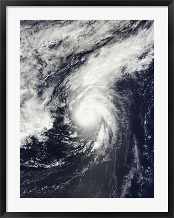 Framed Hurricane Philippe Print