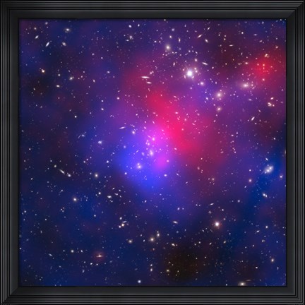Framed Abell 2744, Pandora&#39;s Cluster Print
