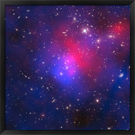 Framed Abell 2744, Pandora&#39;s Cluster Print