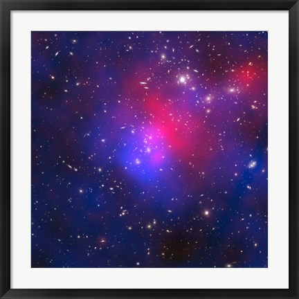 Framed Abell 2744, Pandora&#39;s Cluster Print