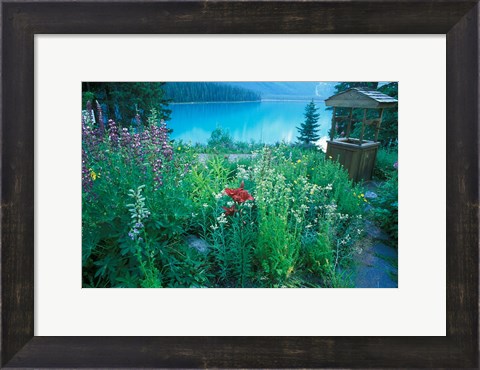 Framed Emerald Lake, Yoho National Park, British Columbia Print
